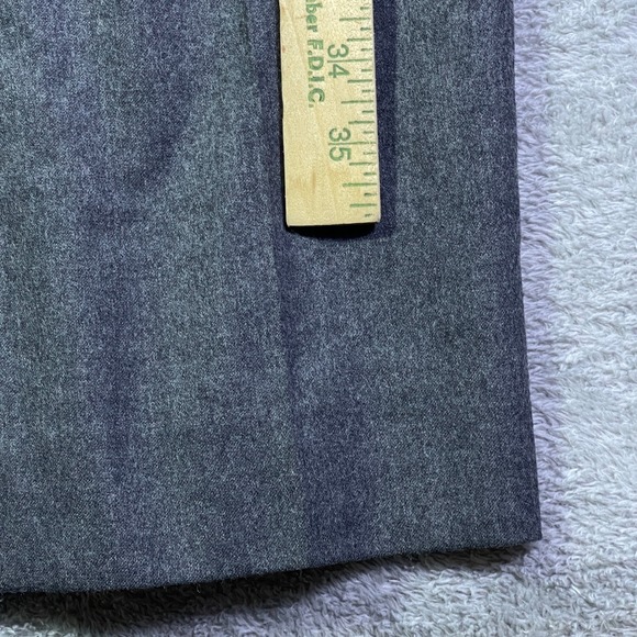 Talbots Women's Gray‎ Wool Blend Stretch Trousers Career Dress Office Pants - Picture 5 of 16